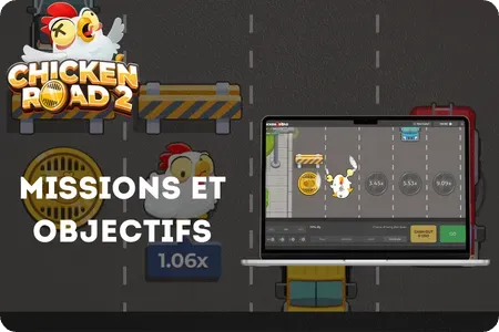 Chicken Road 2 Missions et objectifs